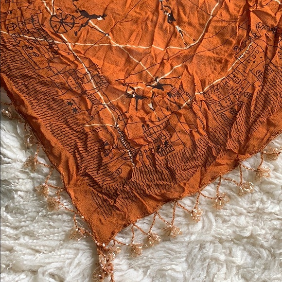 Indian scarf, swim cover, slide shoes, bangles Lot - Picture 3 of 8